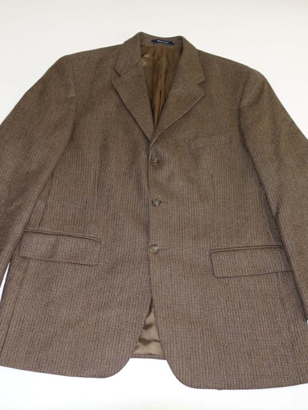 Chaps Ralph Lauren Men's Sport Coat Size 44 Regular Brown 100% Wool Jacket 44R